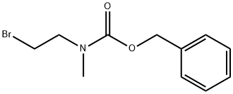 (2-溴乙基)(甲基)氨基甲酸苄酯 结构式