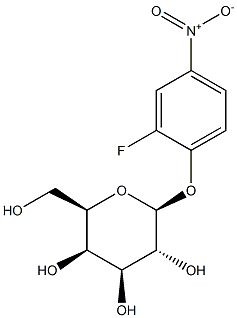 2-Fluoro-4-nitrophenyl b-D-galactopyranoside 结构式