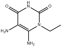 5,6-二氨基-1-乙基-1,2,3,4-四氢嘧啶-2,4-二酮 结构式