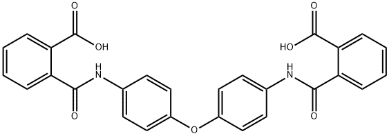 2-[(4-{4-[(2-carboxybenzoyl)amino]phenoxy}anilino)carbonyl]benzoic acid 结构式