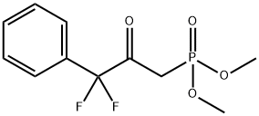(3,3-二氟-2-氧代-3-苯基丙基)膦酸二甲酯 结构式