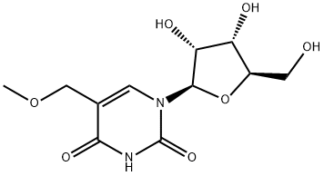 5-Methoxymethyluridine 结构式