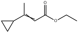 2-Butenoic acid, 3-cyclopropyl-, ethyl ester 结构式