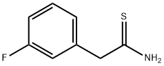 2-(3-氟苯基)乙硫代酰胺 结构式