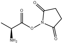 L-Alanine, 2,5-dioxo-1-pyrrolidinyl ester 结构式
