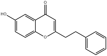 6-羟基-2-(2-苯乙基)色酮 结构式