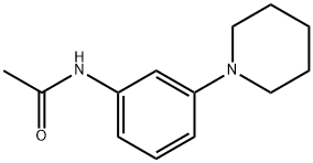 N-(3-(1-哌啶基)苯基)-乙醯胺 结构式
