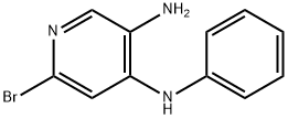 6-bromo-N4-phenyl-3,4-pyridinediamine 结构式