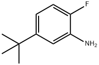 5-(叔丁基)-2-氟苯胺 结构式