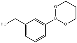 3-羟甲基苯硼酸-1,3-丙二醇酯 结构式