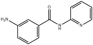3-氨基-N-(吡啶-2-基)苯甲酰胺 结构式