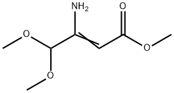 (E)-3-氨基-4,4-二甲氧基丁烯酸酯 结构式