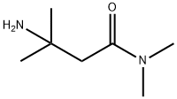 3-amino-N,N,3-trimethylbutanamide 结构式