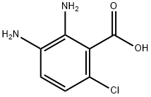 2,3-diamino-6-chloro-Benzoic acid 结构式