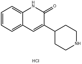 3-(哌啶-4-基)-1,2-二氢喹啉-2-酮盐酸 结构式