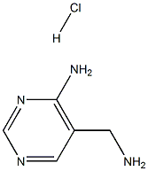 5-(氨基甲基)嘧啶-4-胺盐酸盐 结构式