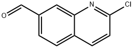 2-氯喹啉-7-甲醛 结构式