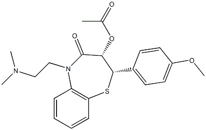地尔硫卓杂质 8 结构式