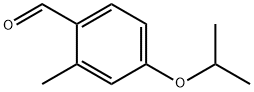 4-异丙氧基-2-甲基苯甲醛 结构式