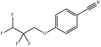 4-(2,2,3,3-tetrafluoropropoxy)benzonitrile 结构式