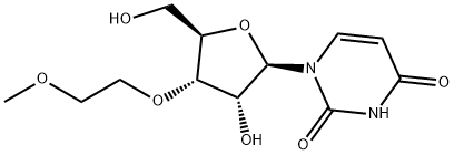 3'-O-(2-Methoxyethyl)uridine 结构式