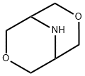 3,7-dioxa-9-azabicyclo[3.3.1]nonane 结构式