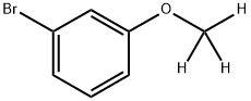 1-溴-3-甲氧基苯-D3 结构式