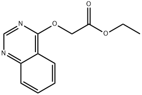 2-(喹唑啉-4-基氧基)乙酸乙酯 结构式