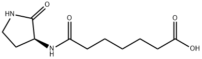 (S)-7-oxo-7-((2-oxopyrrolidin-3-yl)amino)heptanoic acid 结构式