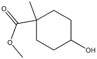 methyl (1r,4r)-4-hydroxy-1-methylcyclohexane-1-carboxylate 结构式