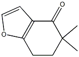 5,5-dimethyl-6,7-dihydrobenzofuran-4(5H)-one 结构式