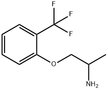1-[2-(三氟甲基)苯氧基]丙烷-2-胺 结构式