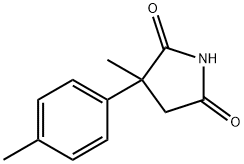 3-methyl-3-(4-methylphenyl)pyrrolidine-2,5-dione 结构式