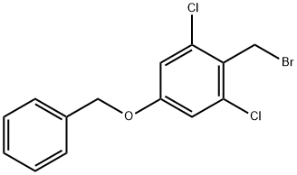 5-(benzyloxy)-2-(bromomethyl)-1,3-dichlorobenzene 结构式