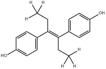 Phenol, 4,4'-[1,2-di(ethyl-2,2,2-d3)-1,2-ethenediyl]bis-, (E)- (9CI) 结构式