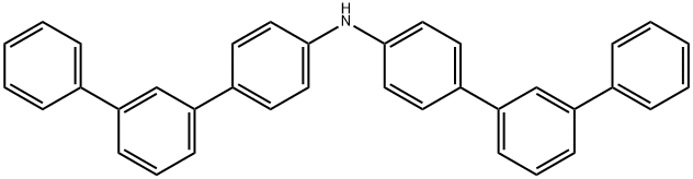 N-[1,1'3',1''-三联苯]-4-基-[1,1'3',1''-三联苯]-4-胺( 结构式