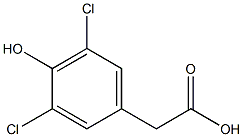 (3,5-dichloro-4-hydroxyphenyl)acetic acid 结构式