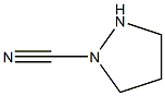 pyrazolidine-1-carbonitrile 结构式
