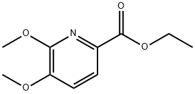 2-Pyridinecarboxylic acid, 5,6-dimethoxy-, ethyl ester 结构式