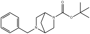 tert-butyl 5-benzyl-2,5-diaza-bicyclo[2.2.1]heptane-2-carboxylate 结构式