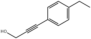 2-Propyn-1-ol, 3-(4-ethylphenyl)- 结构式