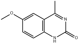 6-甲氧基-4-甲基喹唑啉-2(1H)-酮 结构式