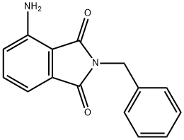 4-氨基-2-苯甲基-2,3-二氢-1H-异吲哚-1,3-二酮 结构式