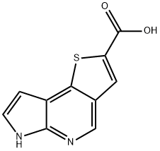 6H-pyrrolo[2,3-b]thieno[2,3-d]pyridine-2-carboxylic acid 结构式