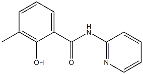 2-hydroxy-3-methyl-N-(pyridin-2-yl)benzamide 结构式
