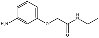 2-(3-aminophenoxy)-N-ethylacetamide 结构式