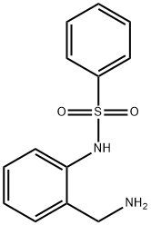 N-[2-(氨基甲基)苯基]苯磺酰胺 结构式