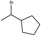 (1-溴乙基)环戊烷 结构式