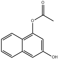 3-hydroxynaphthalen-1-yl acetate 结构式