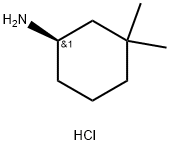 (R)-3,3-dimethylcyclohexan-1-amine hydrochloride 结构式